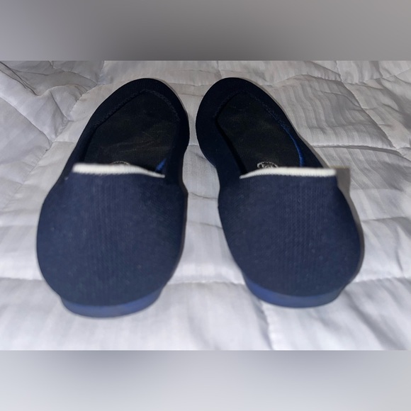 Rothy's The Flat Navy Blue Knit Round Toe Knit Ballet Flats Womens Size 7 - Picture 7 of 8